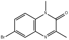 2(1H)-Quinoxalinone, 6-bromo-1,3-dimethyl- Structure