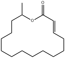 Oxacyclohexadec-3-en-2-one, 16-methyl-, (3E)- Structure