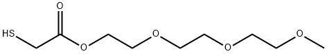 2-(2-(2-methoxyethoxy)ethoxy)ethyl 2-mercaptoacetate Structure