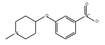 Piperidine, 1-methyl-4-(3-nitrophenoxy)- 구조식 이미지