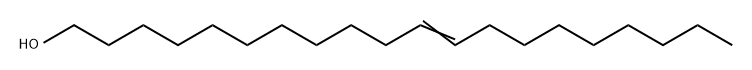 11-Eicosen-1-ol Structure