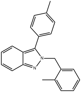 2-(2-Methylbenzyl)-3-(p-tolyl)-2H-indazole Structure