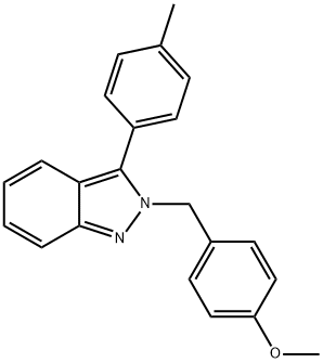 2-(4-Methoxybenzyl)-3-(p-tolyl)-2H-indazole Structure