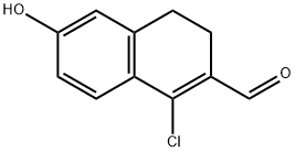 2-Naphthalenecarboxaldehyde, 1-chloro-3,4-dihydro-6-hydroxy- Structure