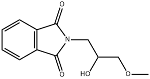 1H-Isoindole-1,3(2H)-dione, 2-(2-hydroxy-3-methoxypropyl)- Structure
