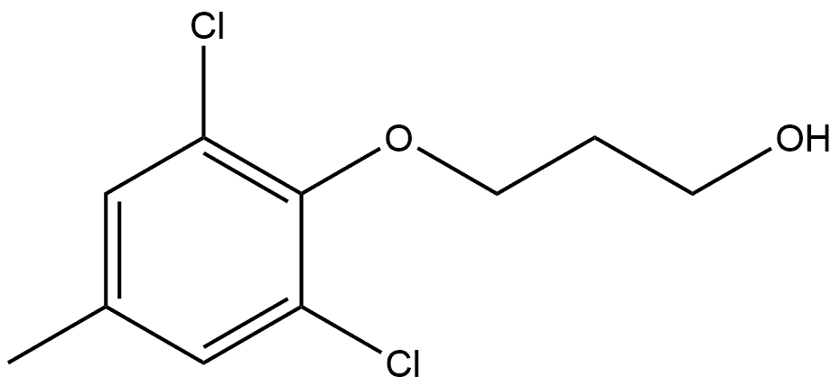 3-(2,6-Dichloro-4-methylphenoxy)-1-propanol Structure