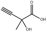 2-Hydroxy-2-methyl-3-butynoic acid Structure