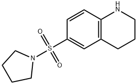 6-(pyrrolidine-1-sulfonyl)-1,2,3,4-tetrahydroquinoline Structure