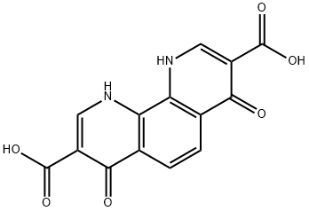 1,10-Phenanthroline-3,8-dicarboxylic acid, 1,4,7,10-tetrahydro-4,7-dioxo- 구조식 이미지