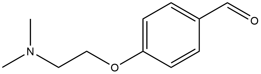 Benzaldehyde, 4-[2-(dimethylamino)ethoxy]-, (E)- (9CI) Structure