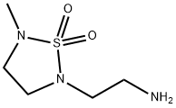 1,2,5-Thiadiazolidine-2-ethanamine, 5-methyl-, 1,1-dioxide Structure