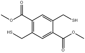 1,4-Benzenedicarboxylic acid, 2,5-bis(mercaptomethyl)-, 1,4-dimethyl ester Structure