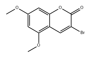 3-Bromo-5,7-dimethoxy-2H-chromen-2-one Structure