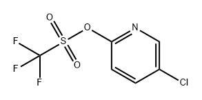 Methanesulfonic acid, 1,1,1-trifluoro-, 5-chloro-2-pyridinyl ester Structure