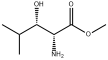 D-Leucine, 3-hydroxy-, methyl ester, (3S)- Structure