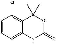 2H-3,1-Benzoxazin-2-one, 5-chloro-1,4-dihydro-4,4-dimethyl- Structure