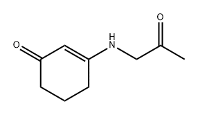 2-Cyclohexen-1-one, 3-[(2-oxopropyl)amino]- Structure