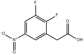 Benzeneacetic acid, 2,3-difluoro-5-nitro- 구조식 이미지