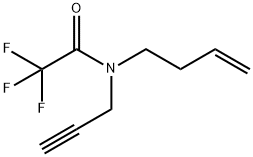 Acetamide, N-3-buten-1-yl-2,2,2-trifluoro-N-2-propyn-1-yl- 구조식 이미지