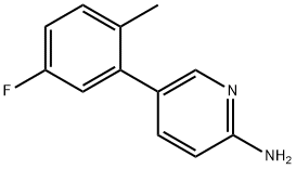 5-(5-Fluoro-2-methylphenyl)pyridin-2-amine Structure