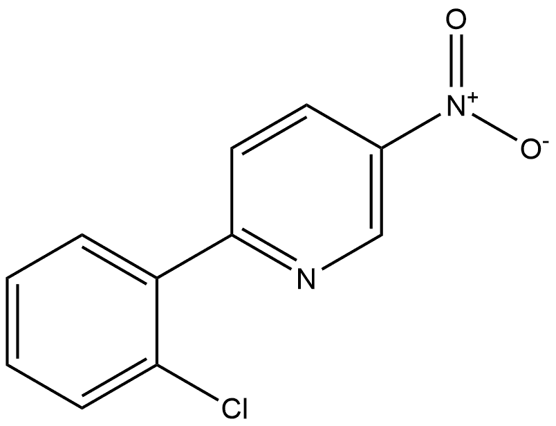 2-(2-chlorophenyl)-5-nitropyridine Structure