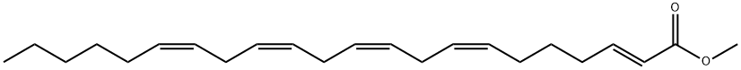 Methyl 2(E),7(Z),10(Z),13(Z),16(Z)-Docosapentaenoate Structure