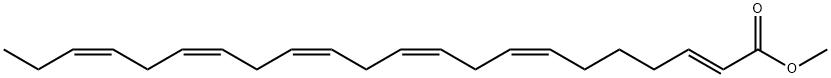 Methyl 2(E),7(Z),10(Z),13(Z),16(Z),19(Z)-Docosahexaenoate Structure