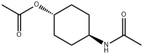 Acetamide, N-[trans-4-(acetyloxy)cyclohexyl]- Structure