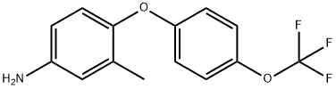 Benzenamine, 3-methyl-4-[4-(trifluoromethoxy)phenoxy]- Structure