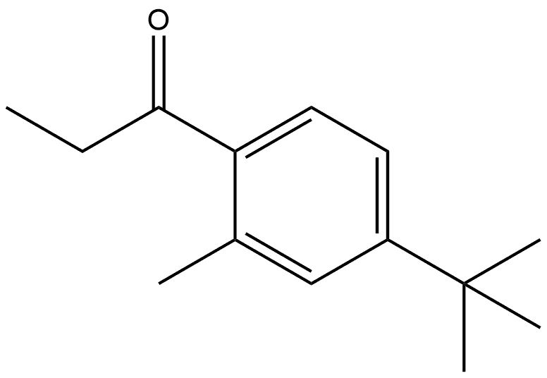 1-[4-(1,1-Dimethylethyl)-2-methylphenyl]-1-propanone Structure