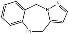 4H-Pyrazolo[5,1-c][1,4]benzodiazepine, 5,10-dihydro- Structure