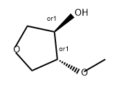 3-Furanol, tetrahydro-4-methoxy-, (3R,4R)-rel- Structure