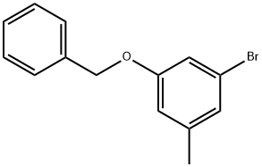 1-(Benzyloxy)-3-bromo-5-methylbenzene Structure