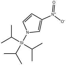 1H-Pyrrole, 3-nitro-1-[tris(1-methylethyl)silyl]- 구조식 이미지