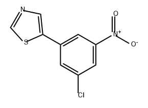 Thiazole, 5-(3-chloro-5-nitrophenyl)- Structure