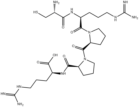 L-Arginine, L-cysteinyl-L-arginyl-L-prolyl-L-prolyl- Structure