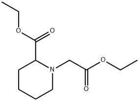 Ethyl 1-(Ethoxycarbonylmethyl)piperidine-2-Carboxylate Structure