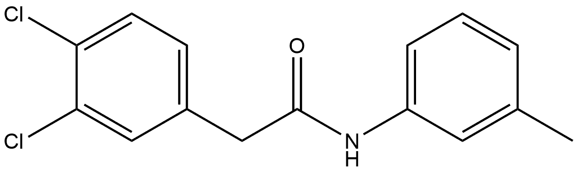 3,4-Dichloro-N-(3-methylphenyl)benzeneacetamide Structure