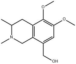 (5,6-Dimethoxy-2,3-dimethyl-1,2,3,4-tetrahydroisoquinolin-8-yl)methanol Structure