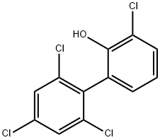 2-Hydroxy-3,2',4',6'-tetrachlorobiphenyl Structure