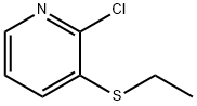 Pyridine, 2-chloro-3-(ethylthio)- Structure