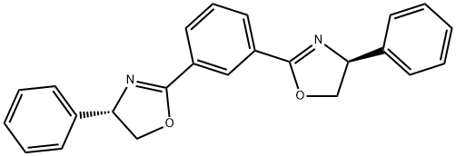 Oxazole, 2,2'-(1,3-phenylene)bis[4,5-dihydro-4-phenyl-, (4S,4'S)- 구조식 이미지