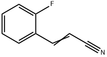 2-Propenenitrile, 3-(2-fluorophenyl)- 구조식 이미지
