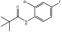 Propanamide, N-(2-bromo-4-fluorophenyl)-2,2-dimethyl- 구조식 이미지