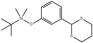 (3-(1,3-Dithian-2-yl)phenoxy)(tert-butyl)dimethylsilane Structure