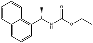 Carbamic acid, [1-(1-naphthalenyl)ethyl]-, ethyl ester, (S)- (9CI) 구조식 이미지