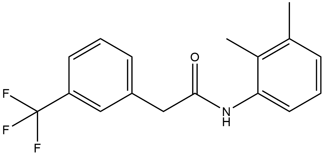 N-(2,3-Dimethylphenyl)-3-(trifluoromethyl)benzeneacetamide Structure