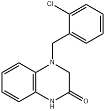 2(1H)-Quinoxalinone, 4-[(2-chlorophenyl)methyl]-3,4-dihydro- Structure