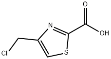 2-Thiazolecarboxylic acid, 4-(chloromethyl)- Structure