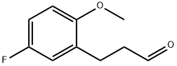 Benzenepropanal, 5-fluoro-2-methoxy- Structure